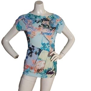 ETRO MILANO ‎ FLORAL MADE IN ITALY TOP SIZE 42